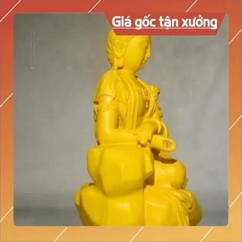 8 MẦU, Tượng ngài Quan Thế Âm tự tại cao 13cm