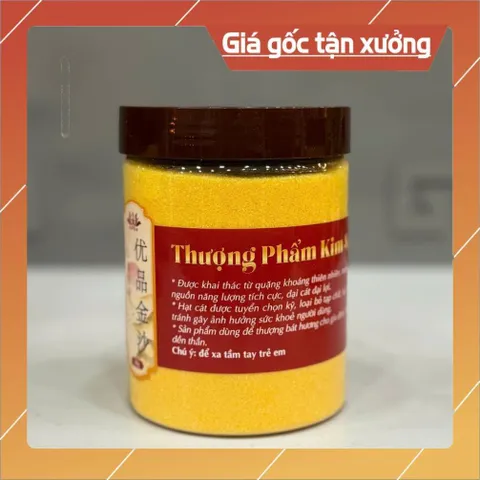 Thượng Phẩm Kim Sa , Cát Vàng Kim Sa Để Bát Hương Mới, túi 500gram , hộp 1000gram CÓ HOẢ TỐC