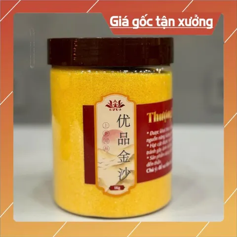 Thượng Phẩm Kim Sa , Cát Vàng Kim Sa Để Bát Hương Mới, túi 500gram , hộp 1000gram CÓ HOẢ TỐC