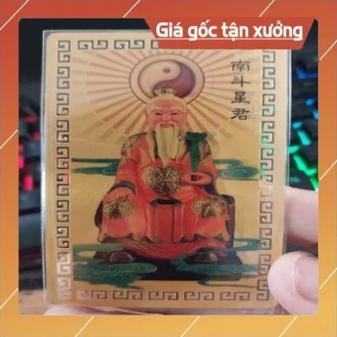 kim bài linh phù nam đẩu tinh quân HÀNG CAO CẤP, có hoả tốc