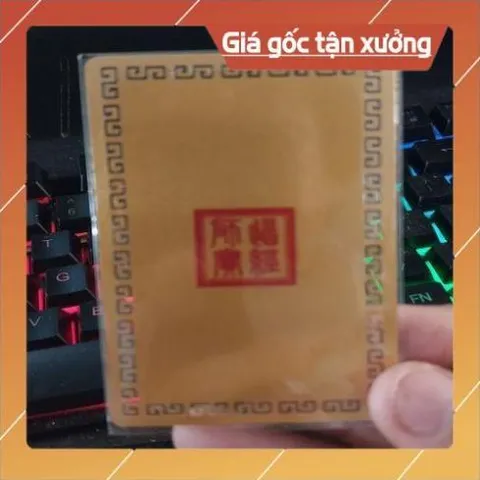 kim bài linh phù nam đẩu tinh quân HÀNG CAO CẤP, có hoả tốc