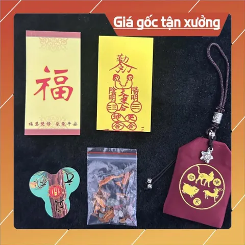 Túi tam tai 2026, 2027 hoá giải hoạn nạn cho các con giáp Hợi Mão Mùi, Túi giải trừ hạn tam tai