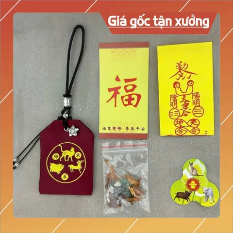 Túi tam tai 2026, 2027 hoá giải hoạn nạn cho các con giáp Hợi Mão Mùi, Túi giải trừ hạn tam tai