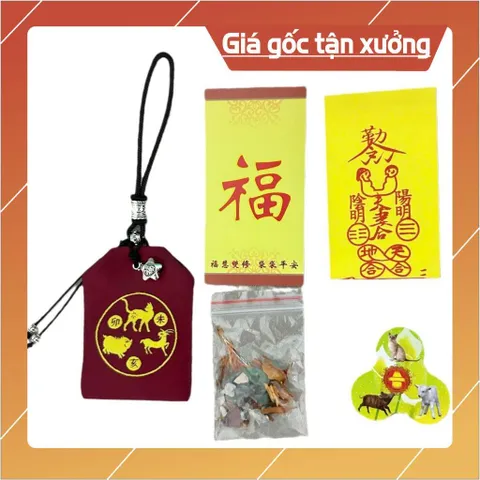 Túi tam tai 2026, 2027 hoá giải hoạn nạn cho các con giáp Hợi Mão Mùi, Túi giải trừ hạn tam tai