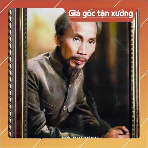 Khung Ảnh Bác Hồ nhiều mẫu nhiều cỡ cực đẹp