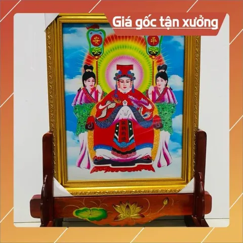 Tranh Thờ Cửu Thiên Huyền Nữ. có hoả tốc