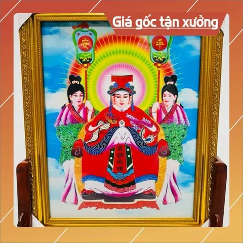 Tranh Thờ Cửu Thiên Huyền Nữ. có hoả tốc