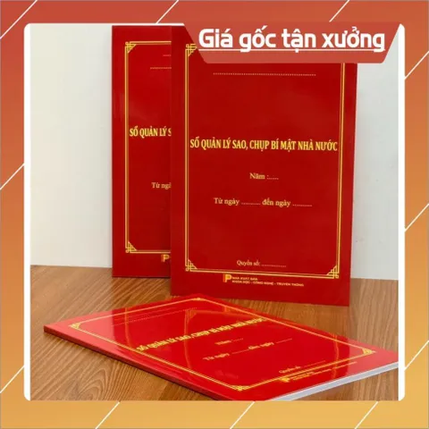 SỔ QUẢN LÝ SAO, CHỤP BMNN (mẫu số 12) có hoả tốc