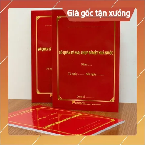 SỔ QUẢN LÝ SAO, CHỤP BMNN (mẫu số 12) có hoả tốc