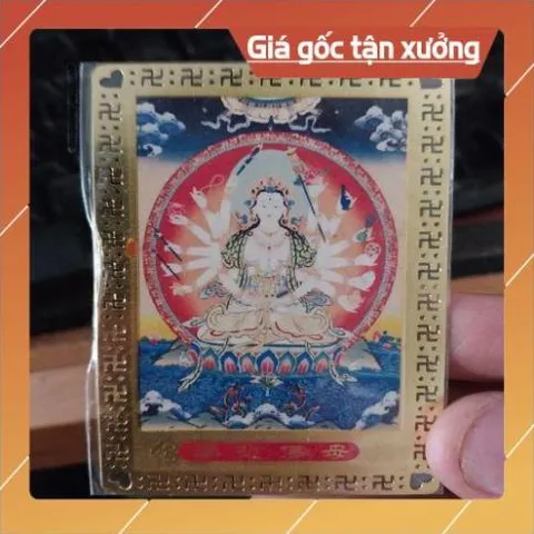 kim bài linh phù chuẩn đề phật mẫu HÀNG CAO CẤP, có hoả tốc