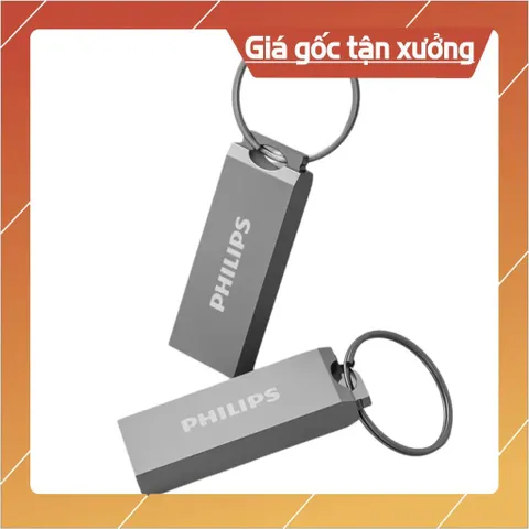 USB PHILIPS 128GB/64GB/32GB/16GB/8GB Chính Hãng – Vỏ Kim Loại Mini Móc Khóa Chống Nước HOẢ TỐC