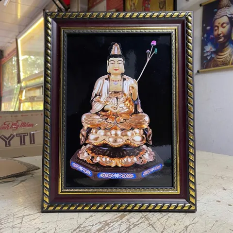 Khung Tranh ĐẠI THẾ CHÍ BỒ TÁT - Có khung  có hoả tốc