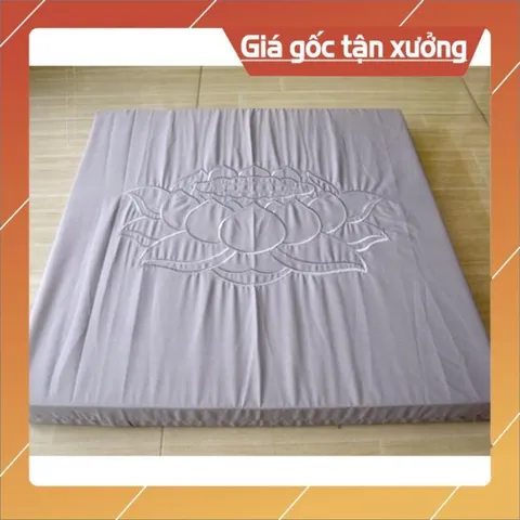 Tọa cụ vuông ngồi thiền mút tốt 48cm x 50cm dày 5.5cm cao cấp
