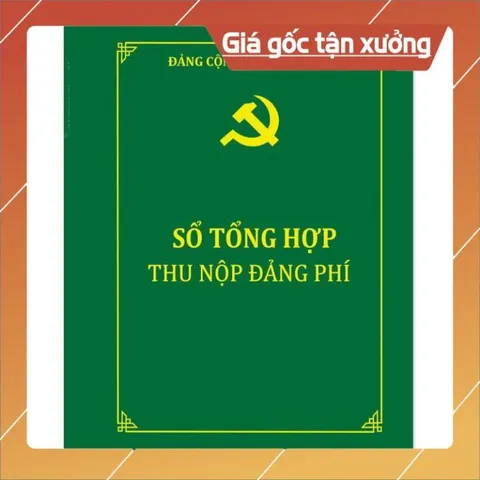 SỔ TỔNG HỢP THU NỘP ĐẢNG PHÍ có hoả tốc