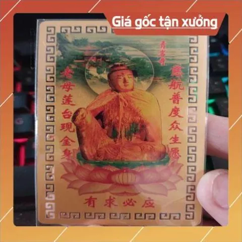 kim bài linh phù phật bà HÀNG CAO CẤP, có hoả tốc