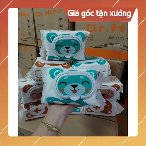 1 GÓI KHĂN ƯỚT AN TOÀN CHO BÉ DR.HIẾU 165G CAO CẤP