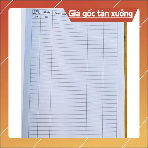 SỔ CHUYỂN VĂN BẢN ĐẾN có hoả tốc