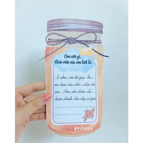 Tờ Lọ mong ước,lọ điều em muốn nói  đã cắt