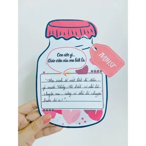 Tờ Lọ mong ước,lọ điều em muốn nói  đã cắt