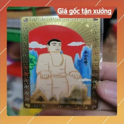 kim bài linh phù lạc sơn đại phật HÀNG CAO CẤP, có hoả tốc