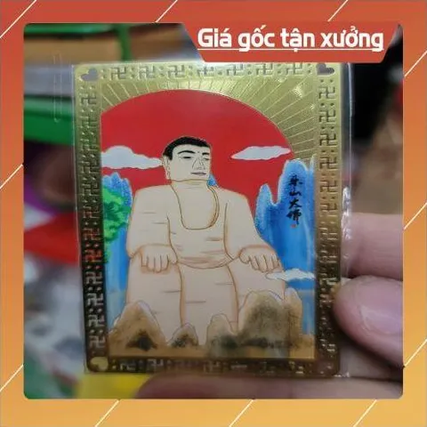kim bài linh phù lạc sơn đại phật HÀNG CAO CẤP, có hoả tốc