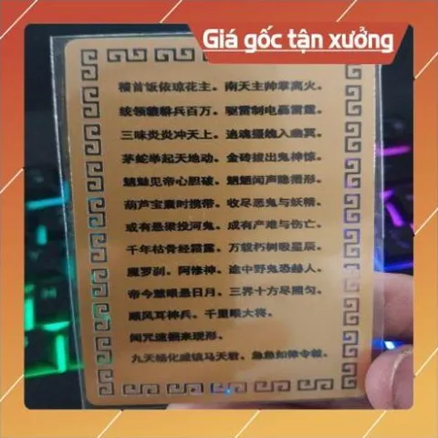 kim bài linh phù huê quang đại đế HÀNG CAO CẤP, có hoả tốc