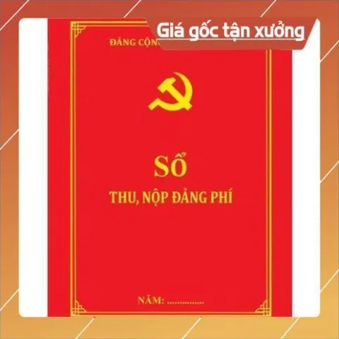SỔ THU - NỘP ĐẢNG PHÍ ( Mẫu S01/ĐP) CÓ HOẢ TỐC