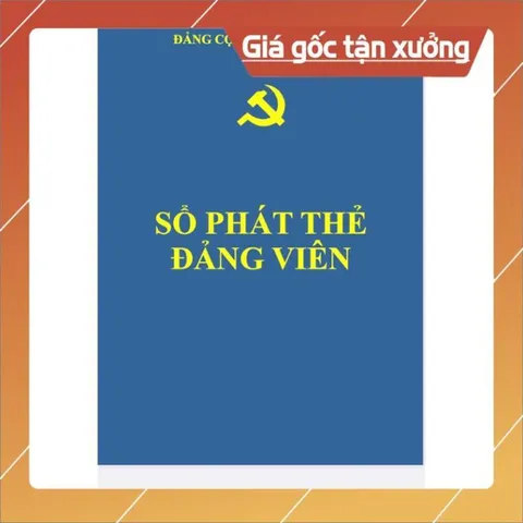 SỔ PHÁT THẺ ĐẢNG VIÊN có hoả tốc