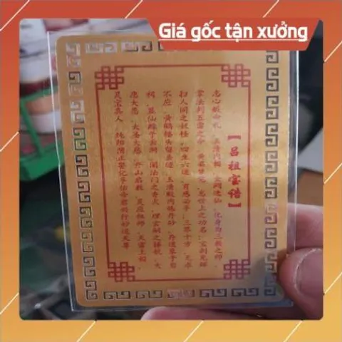 kim bài linh phù lã động tân HÀNG CAO CẤP, có hoả tốc