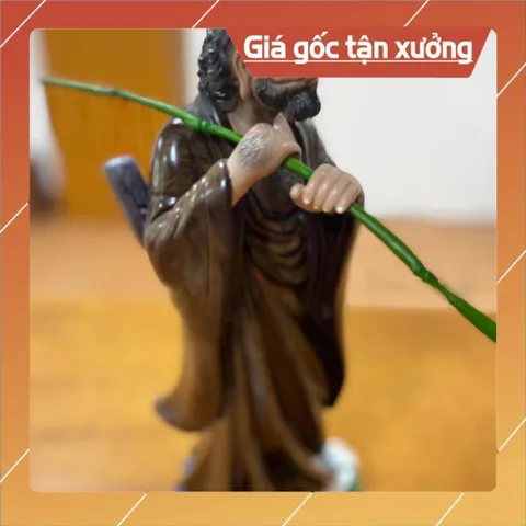 Tượng Tổ Sư Bồ Đề Đạt Ma Nhựa Composite Cao 40cm COMPOSITE