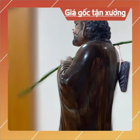 Tượng Tổ Sư Bồ Đề Đạt Ma Nhựa Composite Cao 40cm COMPOSITE