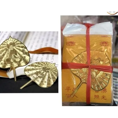 Lá Bồ Đề Tài Lộc - Bình An - May Mắn để ốp điện thoại, cửa hàng, bàn thờ, bàn làm việc để mang vận may