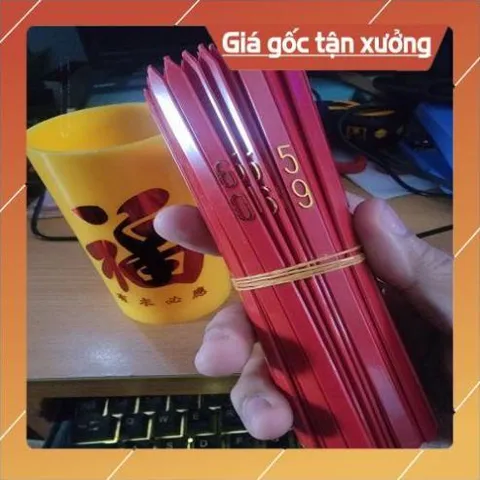 Hủ ống xâm nhựa vàng 3 size cao cấp 100 quẻ