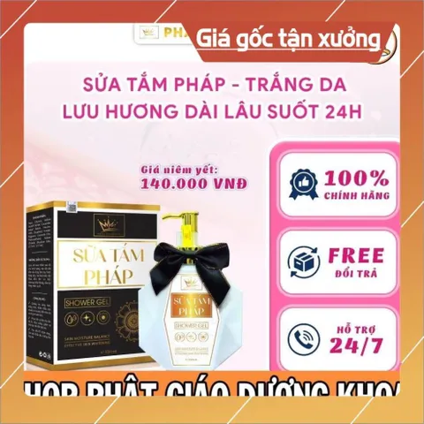 Sữa tắm thơm banh phòng , sữa tắm pháp , hương lựu [cam kết chính hãng]