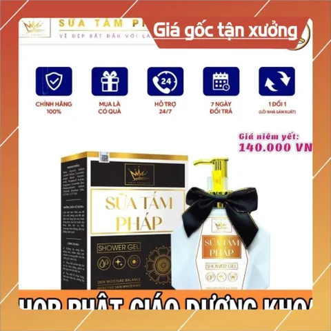 Sữa tắm thơm banh phòng , sữa tắm pháp , hương lựu [cam kết chính hãng]