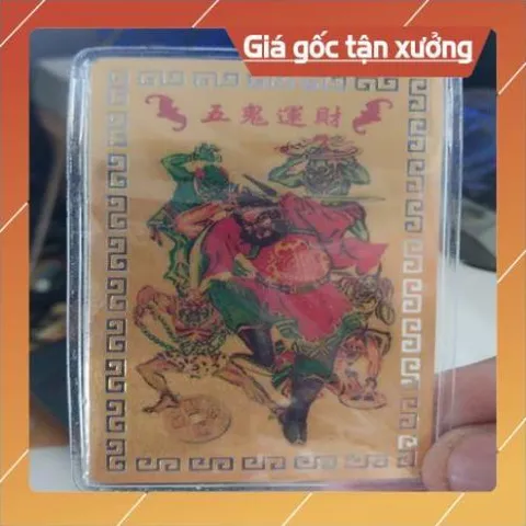 kim bài linh phù chung quì ngũ quỉ HÀNG CAO CẤP, có hoả tốc