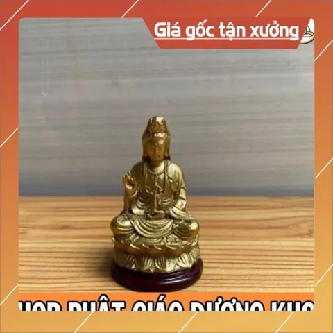10  tượng phật quan thế âm 5,5cm nhiều màu  gieo duyên