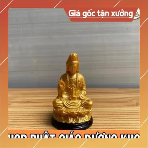 10  tượng phật quan thế âm 5,5cm nhiều màu  gieo duyên