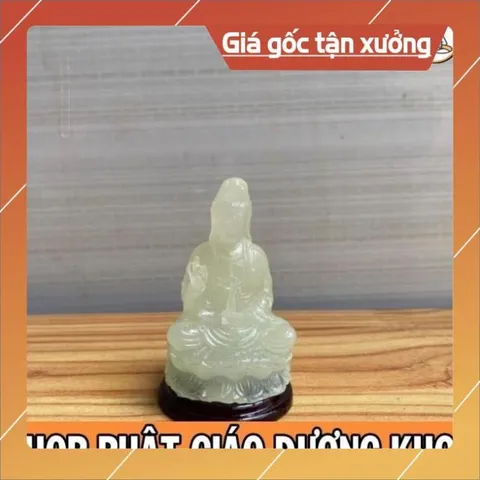 10  tượng phật quan thế âm 5,5cm nhiều màu  gieo duyên