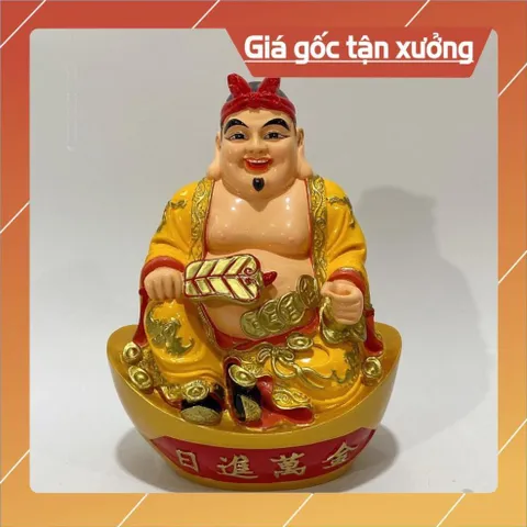 Bộ Tượng 2 Ông Thần Tài Và Thổ Địa Nhiều Size Nhựa Composite CÓ HOẢ TỐC