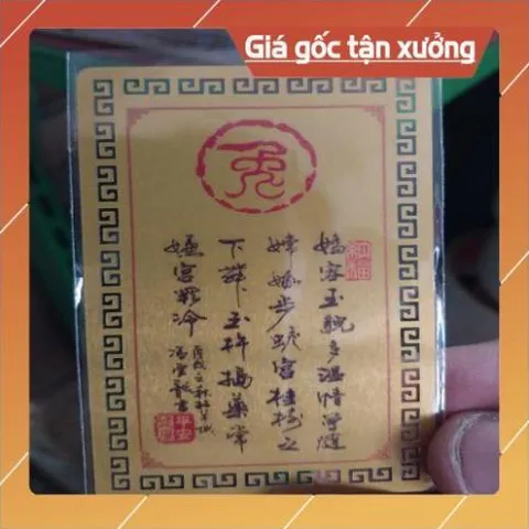 kim bài linh phù con giáp tuổi mão HÀNG CAO CẤP, có hoả tốc
