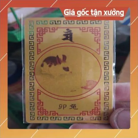 kim bài linh phù con giáp tuổi mão HÀNG CAO CẤP, có hoả tốc