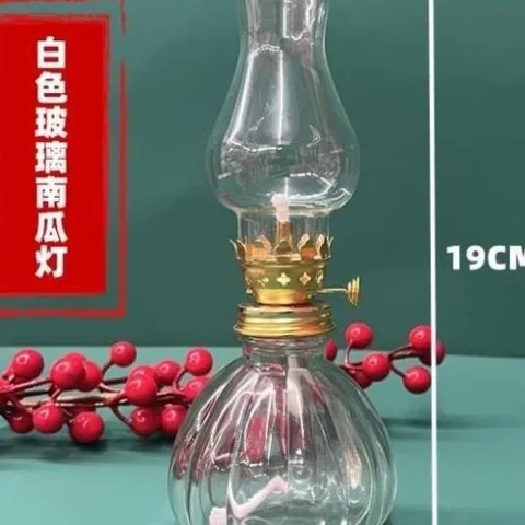 Đèn Dầu bí 005 Bằng Thủy Tinh cực đẹp