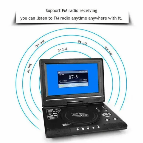 Màn Hình Rộng 7.8 Inch 16: 9 270 Chất Lượng Cao° Máy Nghe Nhạc MP3 VCD MP3 Màn Hình LCD Xoay ĐượC có hoả tốc