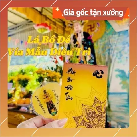 Lá Bồ Đề Diêu Trì cầu tài lộc – vật phẩm nên có trong ví đã khai quang