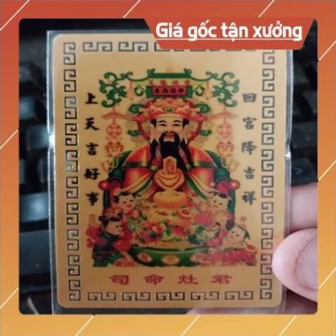 kim bài linh phù ông táo quân HÀNG CAO CẤP, có hoả tốc