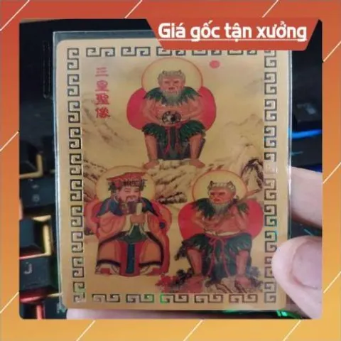 kim bài linh phù tam hoàng phục hy , thần nông viêm đế , hiên viên hoàng đế HÀNG CAO CẤP, có hoả tốc