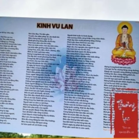 Kinh Phật căn bản Kinh Vu Lan báo hiếu, kinh báo ân cha mẹ( hồi hướng công đức cho cha mẹ) TỜ 998 -