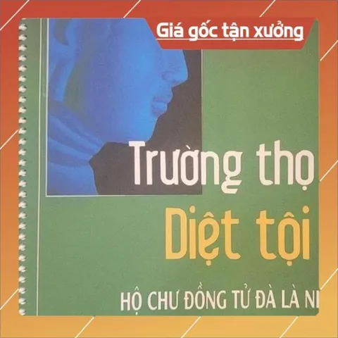 SỔ CHÉP KINH TRƯỜNG THỌ DIỆT TỘI IN CHỮ NÉT MỜ LÒ XO tặng viết cực đẹp