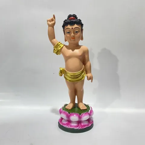 Tượng Đản Sanh Cao 27cm composite  Đứng Nhiều Màu